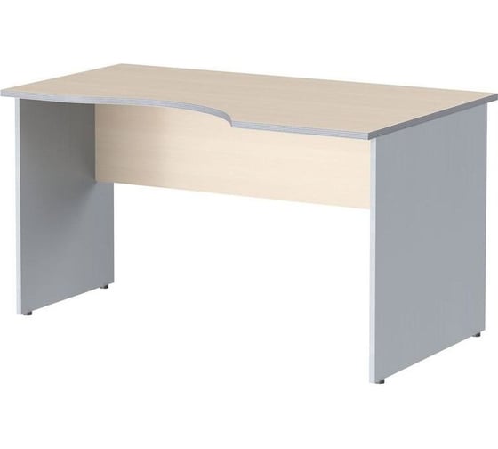 Изображение товара Криволинейный стол SKYLAND са-2пр imago клен/металлик, 1400x900(720)x755 мм sk-01186379