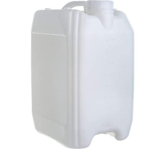 Изображение товара Канистра полиэтиленовая (10 л; 220 x 190 x 330) натуральная штабелируемая с пробкой ТАРА 14801