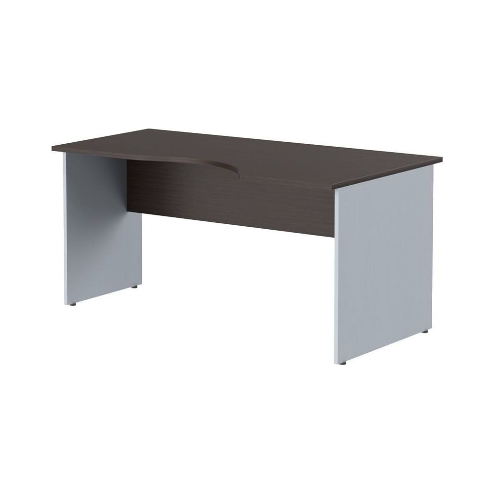 Изображение товара Криволинейный стол SKYLAND са-1пр imago венге магия/металлик 1600x900 мм