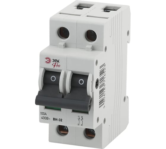 Изображение товара Выключатель нагрузки ЭРА Pro NO902164 ВН32, 2P, 100A, Б0036874