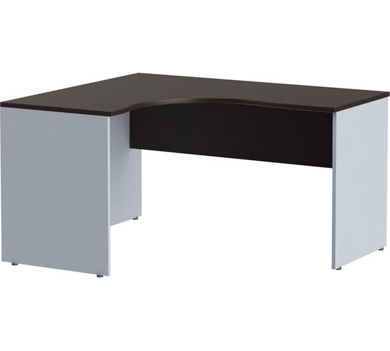 Изображение товара Криволинейный стол SKYLAND са-3л imago венге магия/металлик, 1400x1200(600)x755 мм 00-07010080