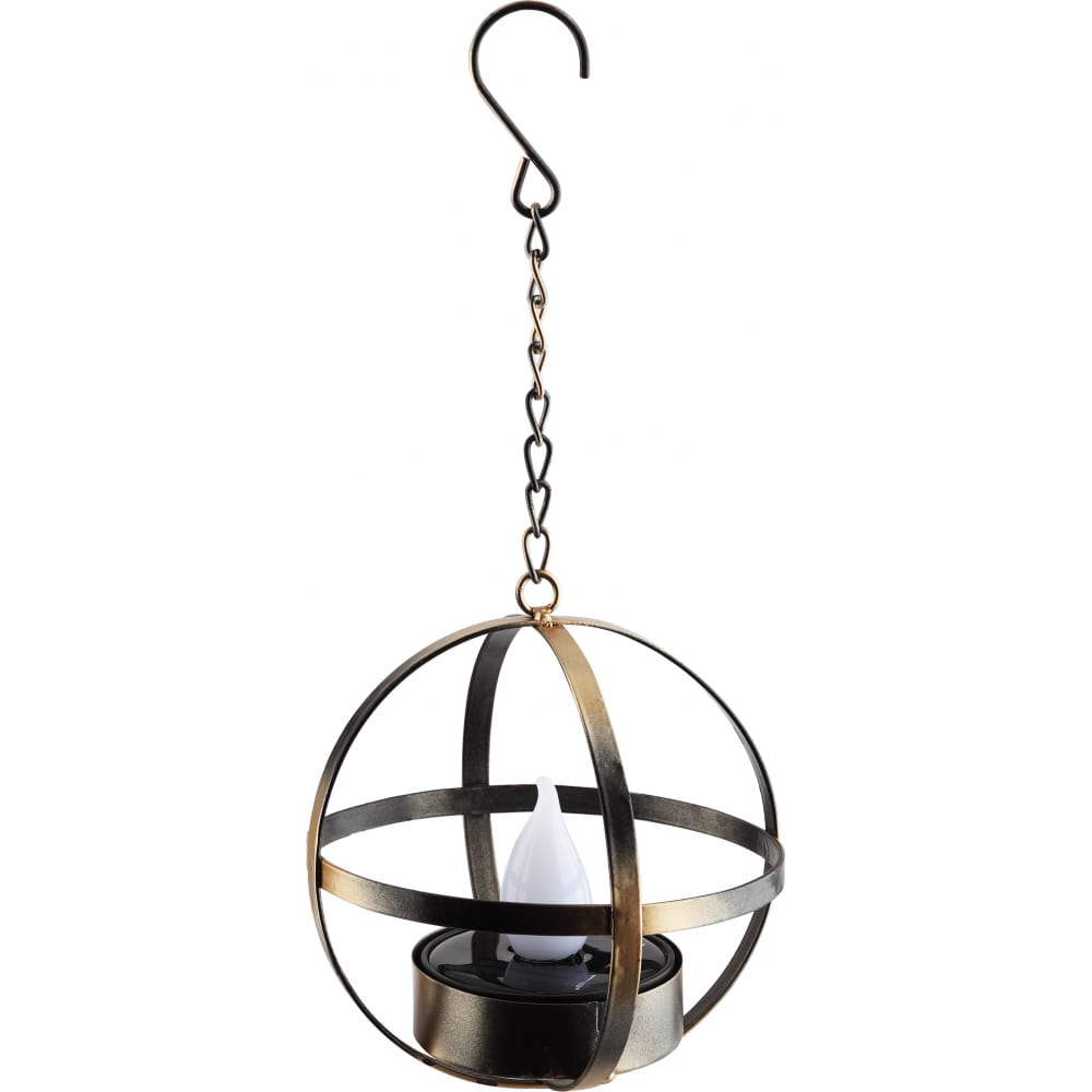 Садовый подвесной светильник ЭРА сувенир полистоун ёжик с леденцом у листика 7х5 7х4 5 см