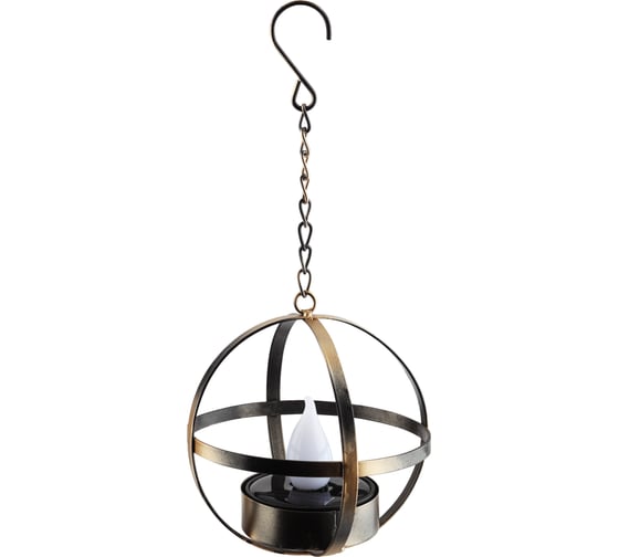 Изображение товара Садовый светильник ЭРА ERASFM02 Лофт, подвесной, на цепи, на солнечной батарее, Б0044846