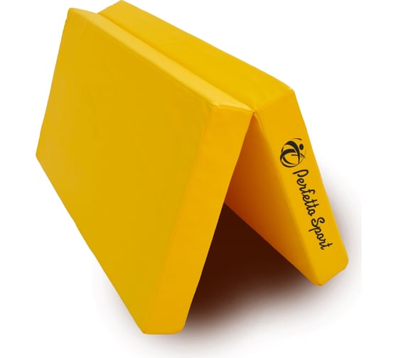 Изображение товара Складной мат №10 Perfetto Sport 100x150x10 см, 1 сложение,  жёлтый СГ000003682