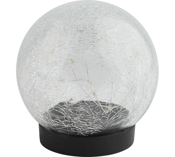 Изображение товара Садовый светильник ЭРА ERASF01224 Шар на солнечной батарее, 15 LED 15 Б0044232