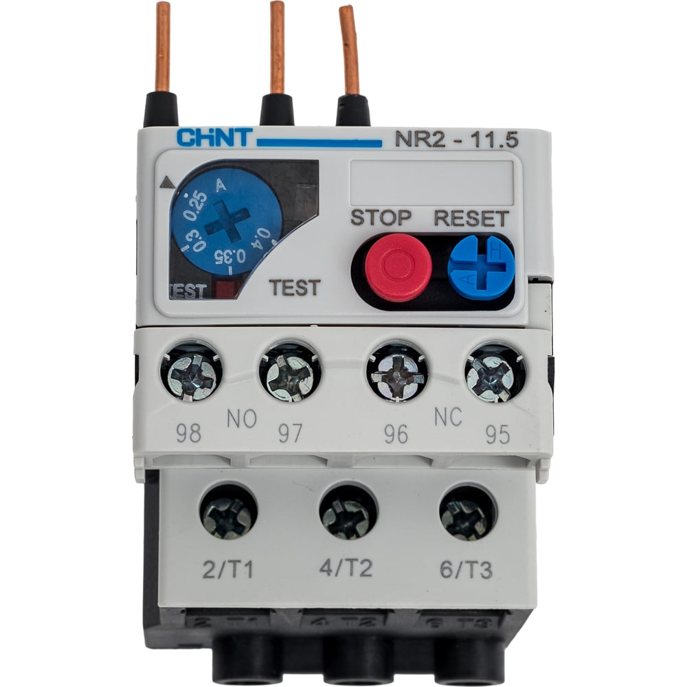 Изображение товара Тепловое реле CHINT NR2-11.5 0.25-0.4А (R) 268167
