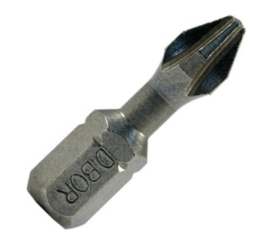 Изображение товара Биты фрезерованные (20 шт; Ph2; 25 мм; Torsion) D.BOR D-T-PH02-025-020