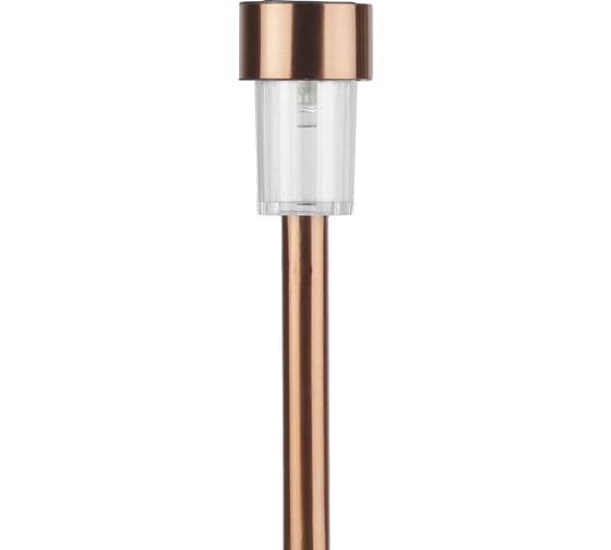 Изображение товара Садовый светильник ЭРА SLSS30CPR на солнечной батарее, нержавеющая сталь Б0032594