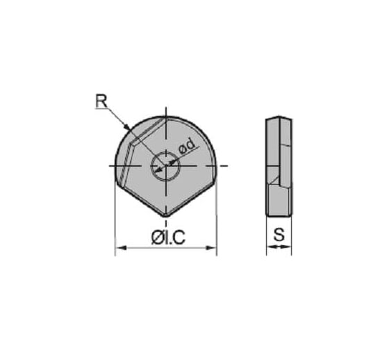 Изображение товара Пластина ZOHX2506-gf YBG252 ZCC-CT 00001218333