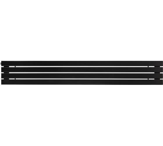 Изображение товара Горизонтальный радиатор c боковым подключением ARBIOLA Liner Gorizont H 1200-36-06 секции GHWN, RAL 9005 матовый черный 258141
