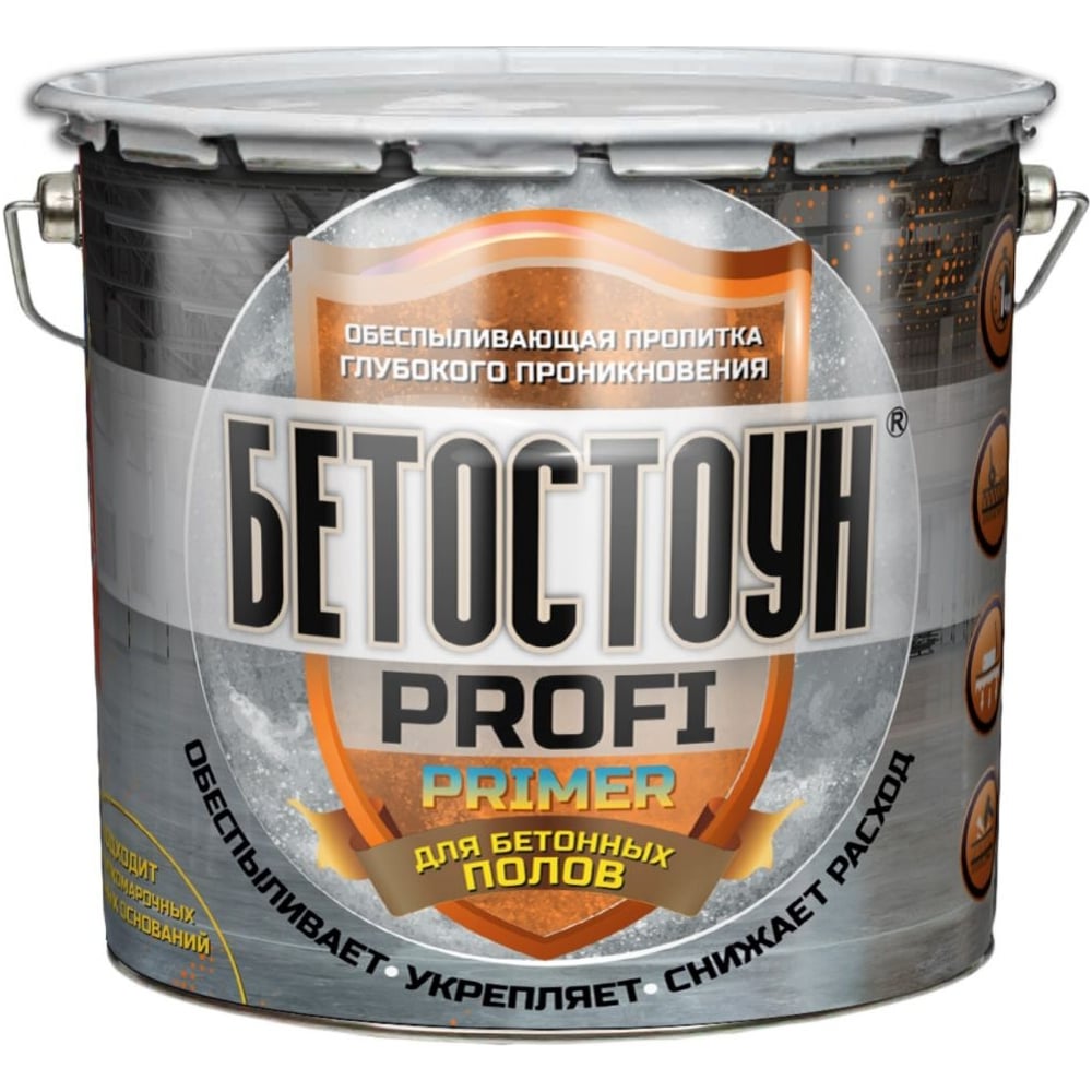 Изображение товара Обеспыливающая упрочняющая пропитка для бетона Красковия Бетостоун profi 3л