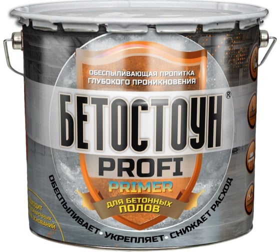 Изображение товара Обеспыливающая упрочняющая пропитка глубокого проникновения Красковия Бетостоун profi «primer» 3л ER-00004792