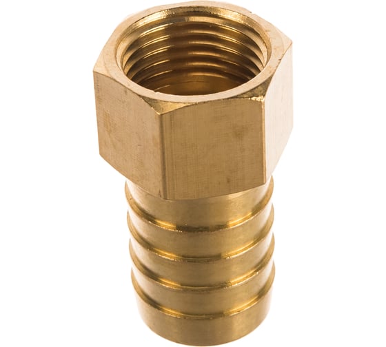 Изображение товара Штуцер пневматический внутренняя резьба 1/2- елочка 20 мм ROCKFORCE RF-FFH08/14(26150)