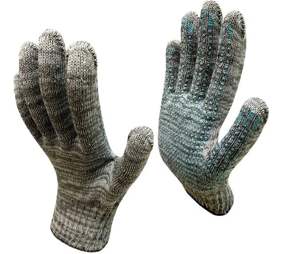 Изображение товара Перчатки рабочие Master-Pro® ПРАКТИК, 10 класс вязки, плотность 6/10, размер 9, 10 пар 3910-PRA-10