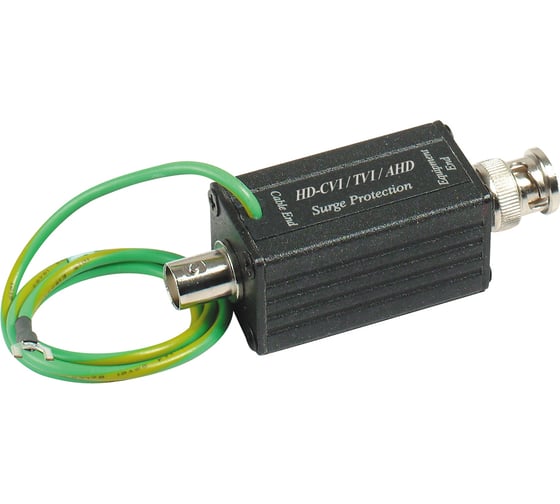 Изображение товара Устройство грозозащиты цепей видео HDCVI/HDTVI/AHD SC&T SP009 одноканальное для коаксиального кабеля sct0786
