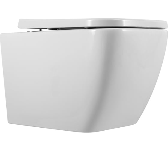 Изображение товара Подвесной безободковый унитаз Art&Max MONZA с сиденьем в комплекте AM232CHR/SC