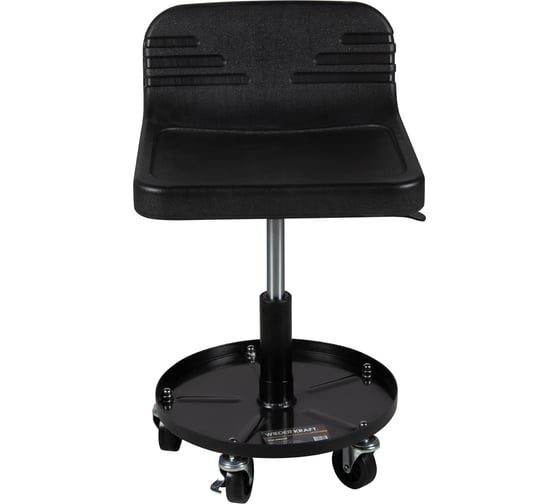Изображение товара Рабочий стул для автослесаря WIEDERKRAFT с лотком для инструмента, табурет механика, сиденье для детейлера с микролифтом, стул мастерской WDK-86021