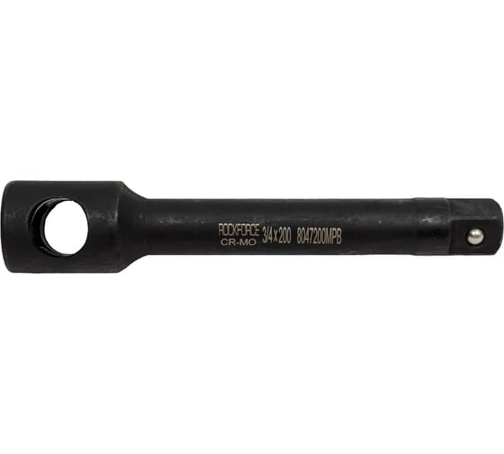 Изображение товара Удлинитель ударный с отверстием (200 мм; 3/4DR) ROCKFORCE RF-8047200MPB(19673)