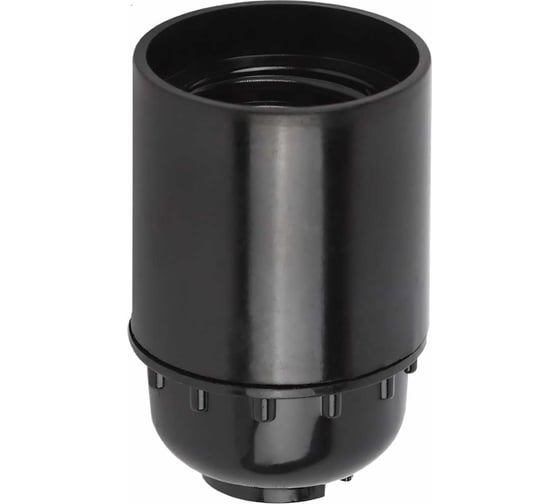 Изображение товара Патрон ЭРА Е27, подвесной, бакелит, черный Б0044085