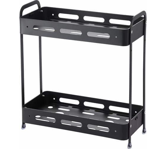 Изображение товара Напольная/настенная полка Zenfort 2-ярусная, черный ta-3540b2 101205