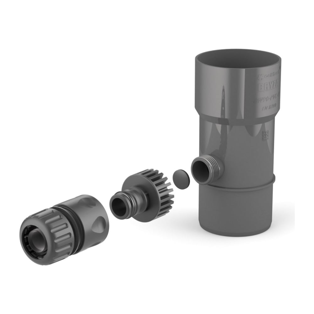 Изображение товара Рекуператор дождевой воды BRYZA 90 мм графит модель 62-204