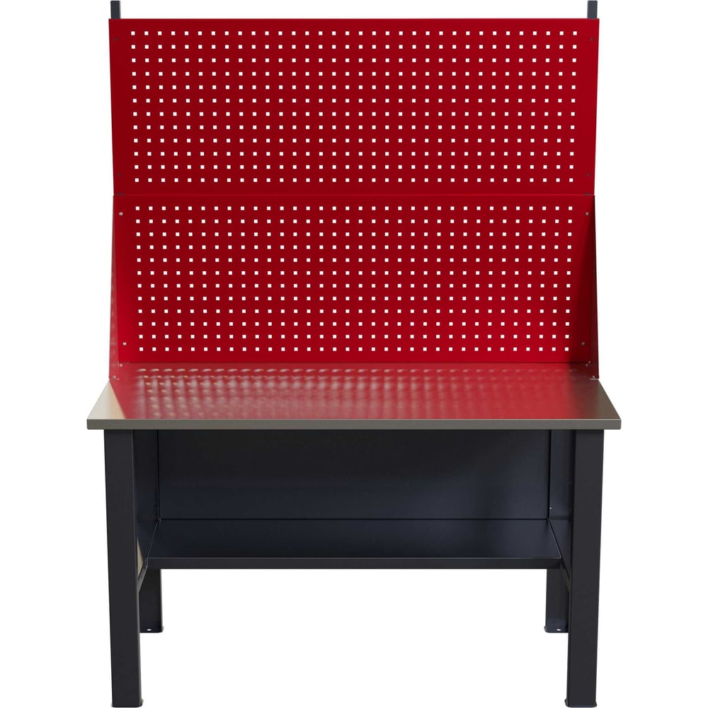 Изображение товара Стол верстак IRONMEBEL worky wk 1400 с двумя экранами M-IM00094K