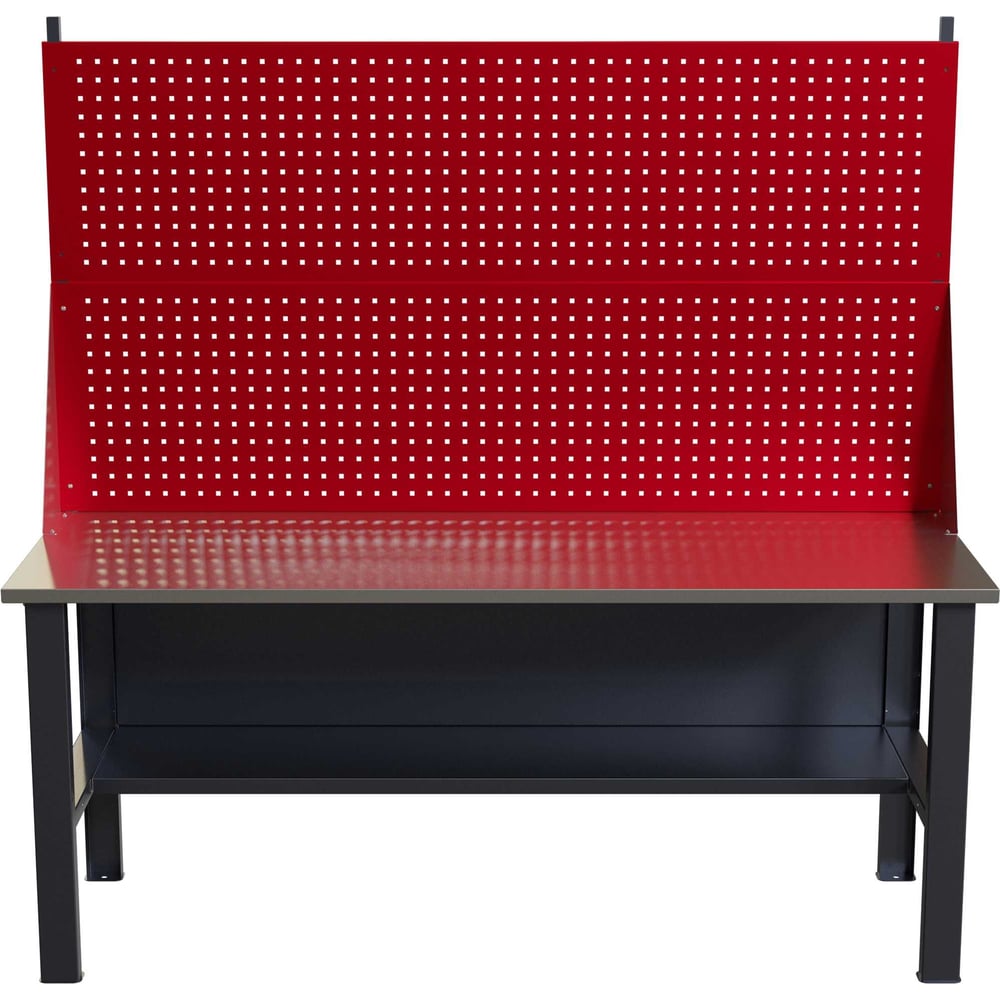 Изображение товара Профессиональный стол верстак IRONMEBEL worky wk 1900 с двумя экранами