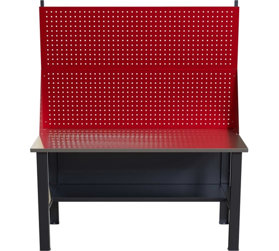 Изображение товара Стол верстак IRONMEBEL worky wk 1600 с двумя экранами M-IM00099K