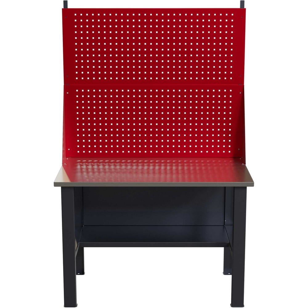 Изображение товара Стол верстак IRONMEBEL worky wk 1200 с двумя экранами M-IM00089K