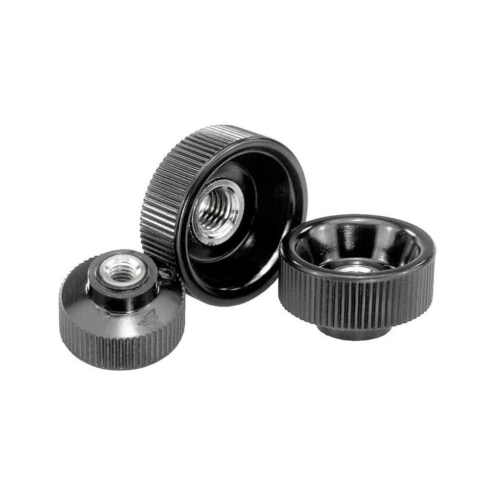 Изображение товара Ручка с накаткой KIPP K0138.04 черная компактная и прочная