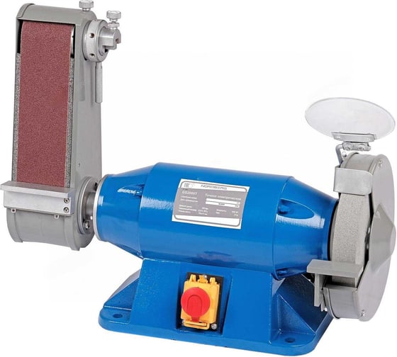 Изображение товара Профессиональный заточной станок NORDBERG диаметр 200 мм, с шлифовальной лентой, 220 В 01-00001306 EG2009T