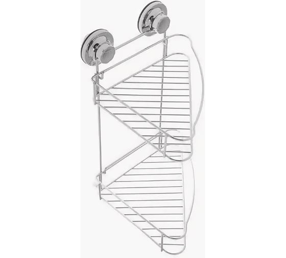 Изображение товара Полочка Potato угловая на вакуумных присосках P7931-2