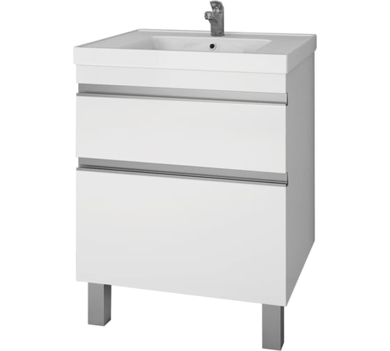 Изображение товара Тумба Dreja eco Grace Pus 60, белый лак, 2 ящика 99.0904