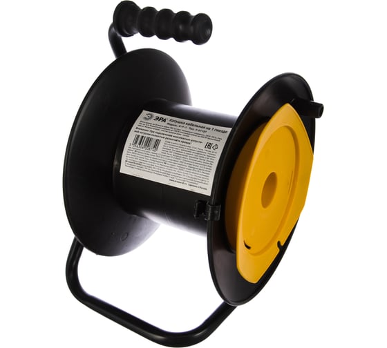 Изображение товара Катушка ЭРА KP1 без заземления, 1 гнездо, пластиковая Б0046803