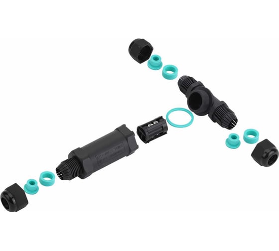 Изображение товара Кабельный коннектор ЭРА NO-22420 T-образный, IP68, 3Pin Б0043938