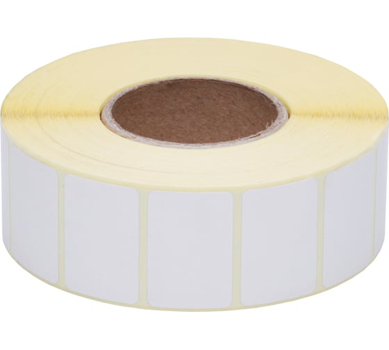 Изображение товара Термоэтикетки Cactus Eco CS-TE30201800 сег. 30x20 мм, самоклейка, внутренний диметр рулона 92 мм, д.вт.40 мм, 1800 шт./рулон, белый 1549354