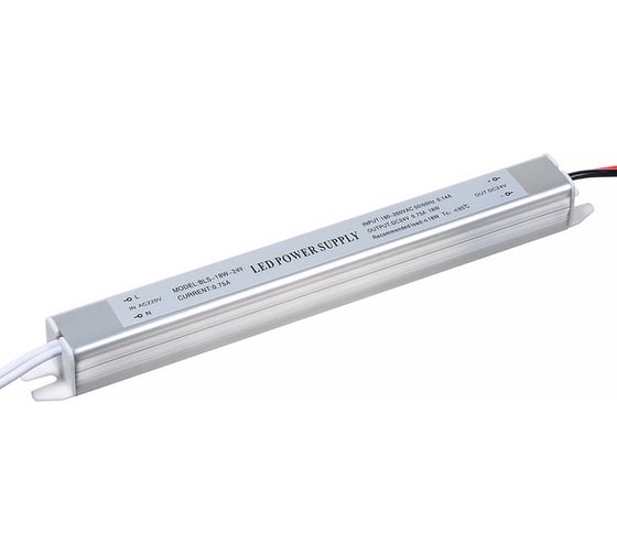 Изображение товара Блок питания LEDCRAFT LC-K18W-24V 0.75 А карандаш 172x18x18 418010051