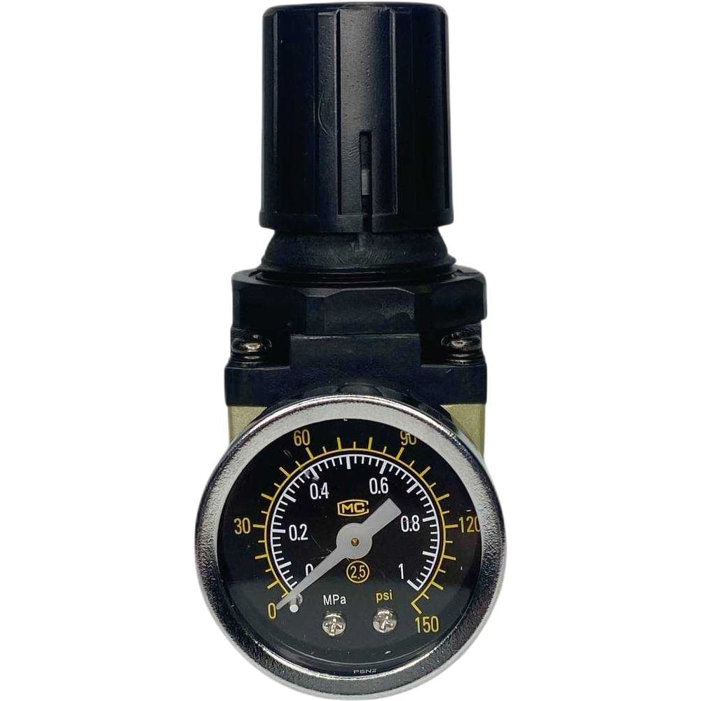 Регулятор давления маленький с манометром профи AktiSpray SAR2000-02 (1/4")