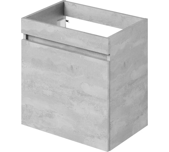 Изображение товара Тумба под раковину подвесная распашная IKA Аlta 50 491x336x500 Бетонный Камень 4657810332782