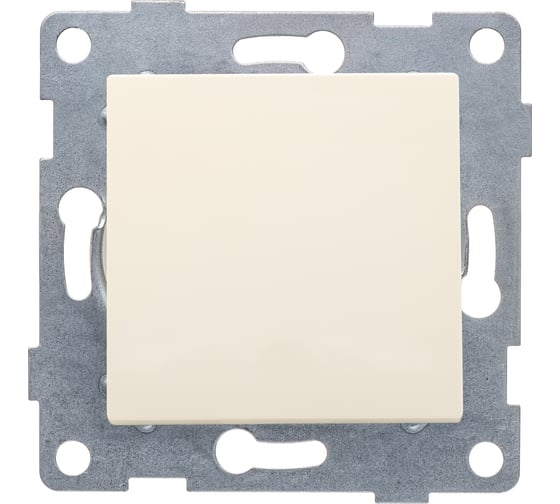 Изображение товара Механизм выключателя GUSI ELECTRIC Ugra 1кл. 2-х полюсный, СУ, 10А, 250В, бежевый С11В5-003