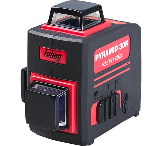 Изображение товара Лазерный уровень FUBAG 3D Pyramid 30R V2х360H360 31631