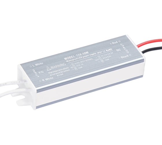 Изображение товара Блок питания LEDCRAFT LC-WP-10W-12V IP67 0.8 A 105x30x20 418020021