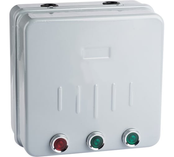 Изображение товара Реверсивный пускатель EKF в корпусе КМЭ 12А 230В с РТЭ IP44 PROxima ctrp-r-12-230v-rev