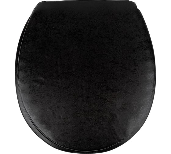 Изображение товара Мягкое сиденье для унитаза Сантис черное 038857