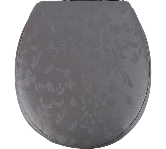 Изображение товара Мягкое сиденье для унитаза Сантис серое 038856