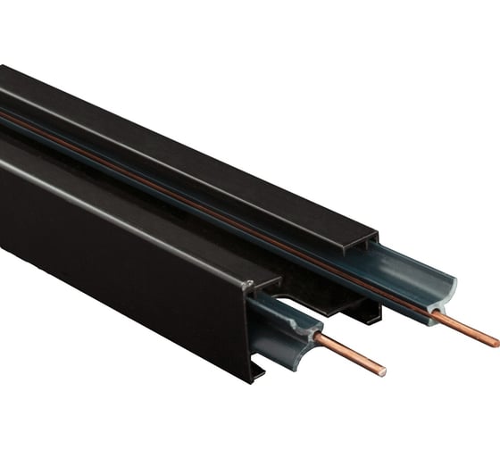 Изображение товара Однофазный шинопровод Datts 2,0 м черный Track single-phase 2m BK