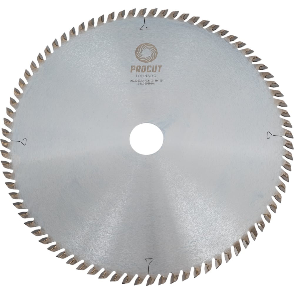 Изображение товара Диск отрезной для ламината и МДФ 260 мм 80 зубьев TFZ PROCUT