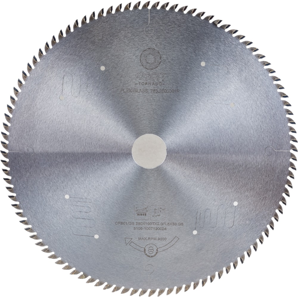 Пильный диск по плексигласу и пластику PROCUT диск пильный по пластику ламинату haisser 230х30 мм 56 зубьев hs109056
