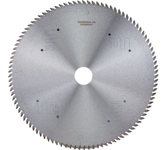 Изображение товара Диск пильный по плексигласу и пластику (255x30x2.0/1.6 мм; 100Z) PROCUT 783.2553001P