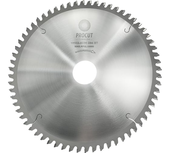 Изображение товара Диск пильный по алюминию (190x30x2.8/2.2 мм; 64Z) PROCUT 767.1903064